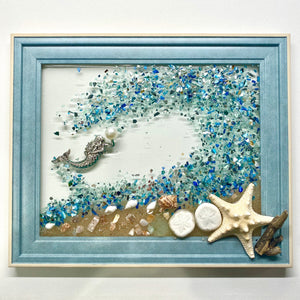 DIY Art Resin Seascape Kit: Blue Theme