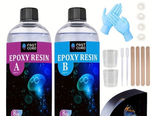 Resin Expoxy and Hardener 8 oz 4/4