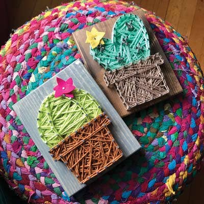 Cactus Mini String Art Kit DIY