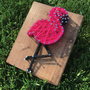 Flamingo Mini String Art Kit - DIY