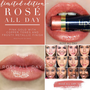 Lipsense: Rosé All Day Liquid Lip Color Bundle