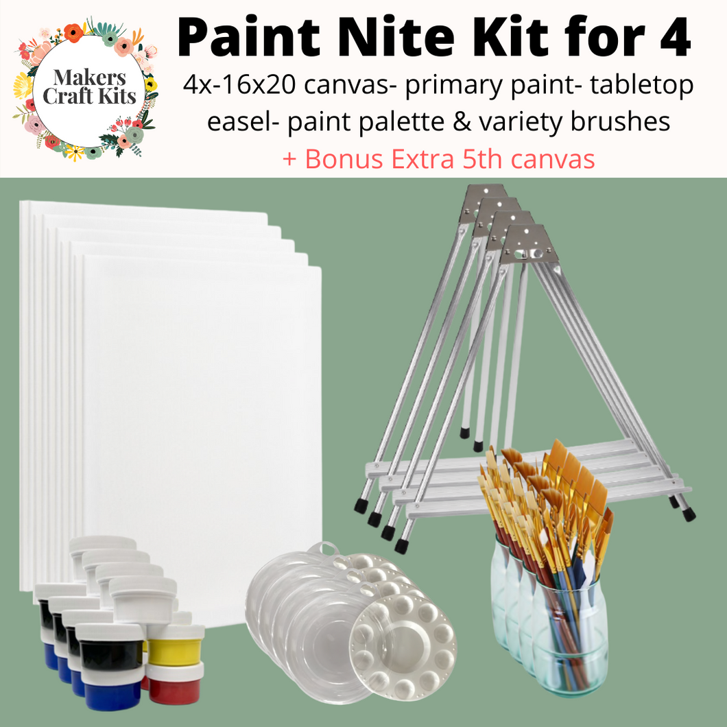 Makers Paint Nite Kit for 4