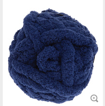 Load image into Gallery viewer, Navy Blue Chunky Knit Yarn
