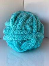 Load image into Gallery viewer, Aqua Chunky Knit Yarn - ships after December 11th
