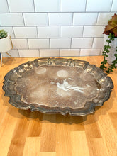 Load image into Gallery viewer, Beauty and the Beast Party Decoration: Silver Footed Platter
