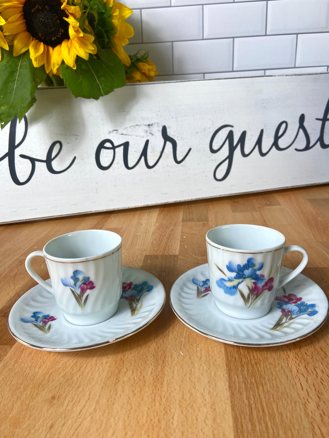 Beauty and the Beast Party Decoration: Candle Holding Teacup Duo