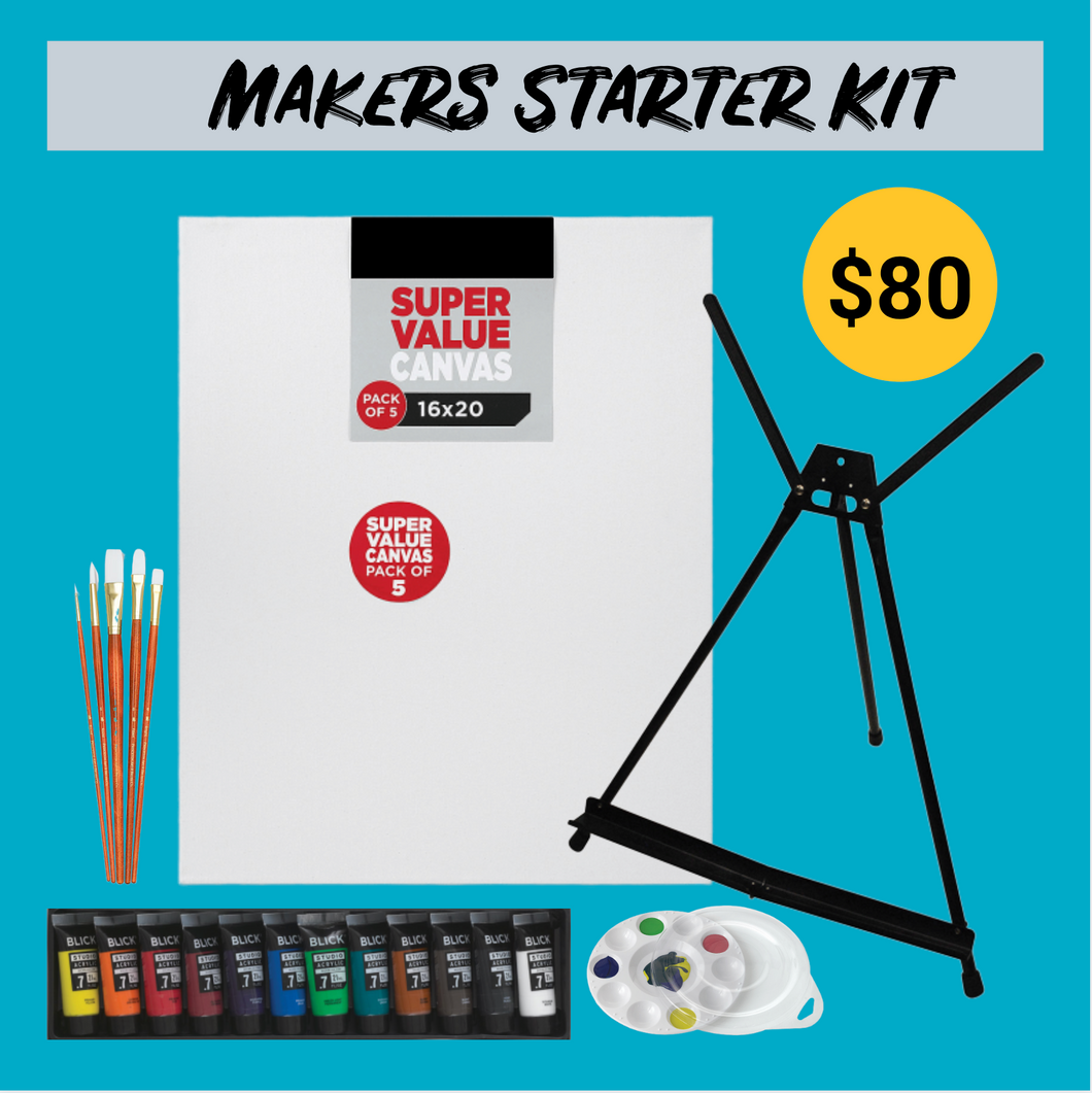 Makers Starter Paint Nite Kit 16x20
