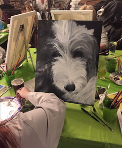 Paint Your Pet Portrait Paint Nite Kit