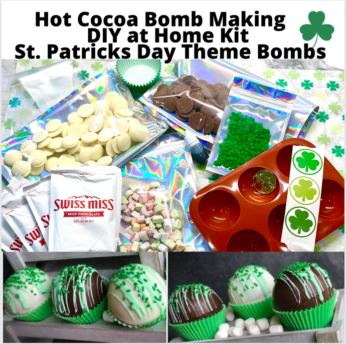 Hot Cocoa Bomb Making Kit - St. Patricks Day Themed Limited Edition