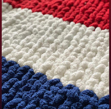 Load image into Gallery viewer, Red, White and Blue Blanket Kit
