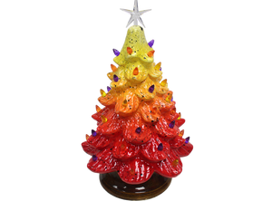 LIGHT UP- Ceramic Christmas Tree- DIY Paint at Home