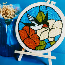 Load image into Gallery viewer, Punch Needle Kit- Hummingbird
