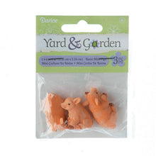Load image into Gallery viewer, Yard And Garden Minis - Pigs - Resin - 1.4 X 1 Inches - 3 Pieces
