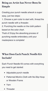 Punch Needle Kit- Hummingbird