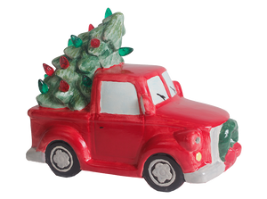 LIGHT UP-Ceramic Christmas Truck- DIY Paint at Home