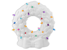 Load image into Gallery viewer, Ceramic Christmas Wreath- Vintage Lights Kit
